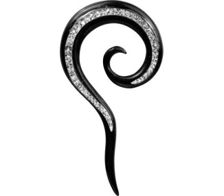 CRYSTAL HORN SPIRAL FISH HOOK SIDE