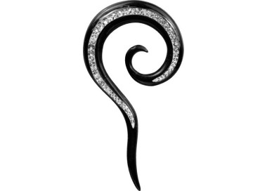 CRYSTAL HORN SPIRAL FISH HOOK SIDE