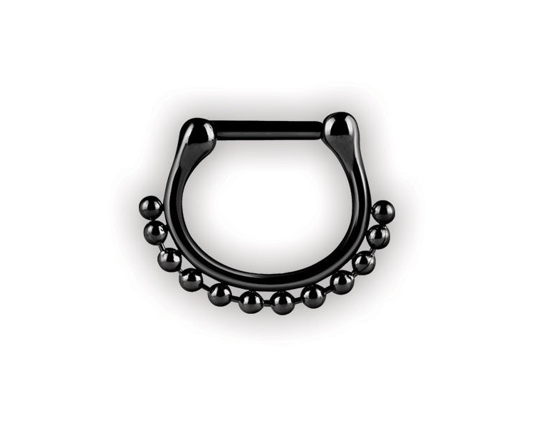BK 316 SEPTUM CLICKERS SIDE BALL CHAIN BK 316 SEPTUM CLICKERS SIDE BALL CHAIN