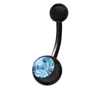 BK 316 8mm JEWEL NAVEL BARBELLS