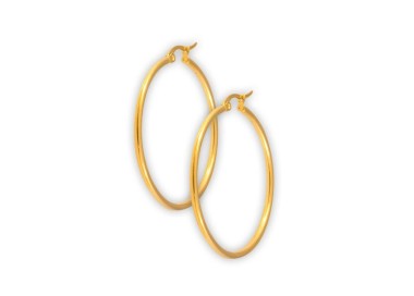 GD 316 ROUND HOOP EARRINGS (PAIR)