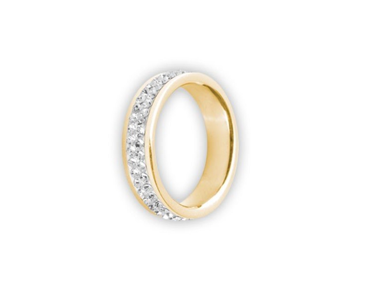 GD 316 DOUBLE JEWELLED CRYSTAL RING GD 316 DOUBLE JEWELLED CRYSTAL RING