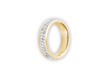 GD 316 DOUBLE JEWELLED CRYSTAL RING