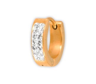 GD 316 CRYSTAL HOOP (PAIR) 4,0x14mm