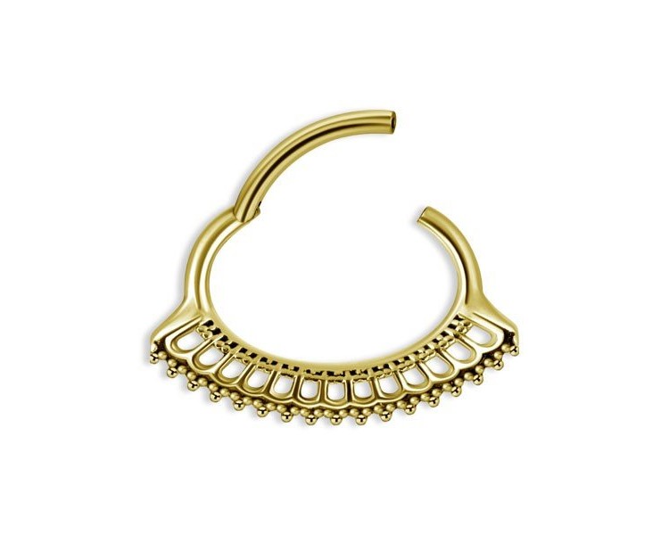 GD 316 HINGED SEPTUM & DAITH CLICKERS 1,2x6mm mod.10 GD 316 HINGED SEPTUM & DAITH CLICKERS 1,2x6mm mod.10