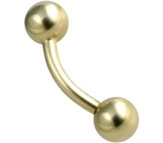 GD TT EYEBROW BARBELLS