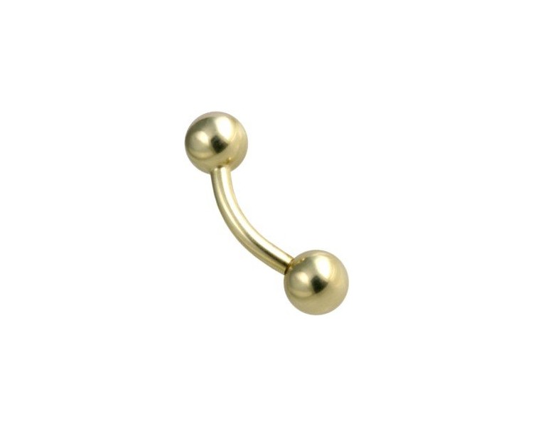 GD TT EYEBROW BARBELLS GD TT EYEBROW BARBELLS