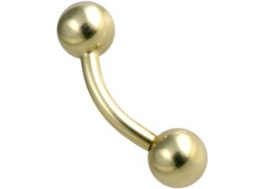 GD TT EYEBROW BARBELLS