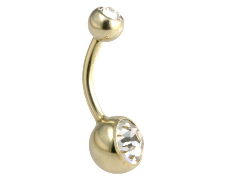 GD TT DOUBLE JEWEL NAVEL BANANABELL GD TT DOUBLE JEWEL NAVEL BANANABELL