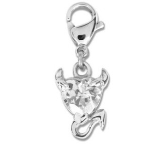 STEEL CHARMS HEARTS CR