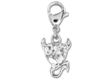 STEEL CHARMS HEARTS CR