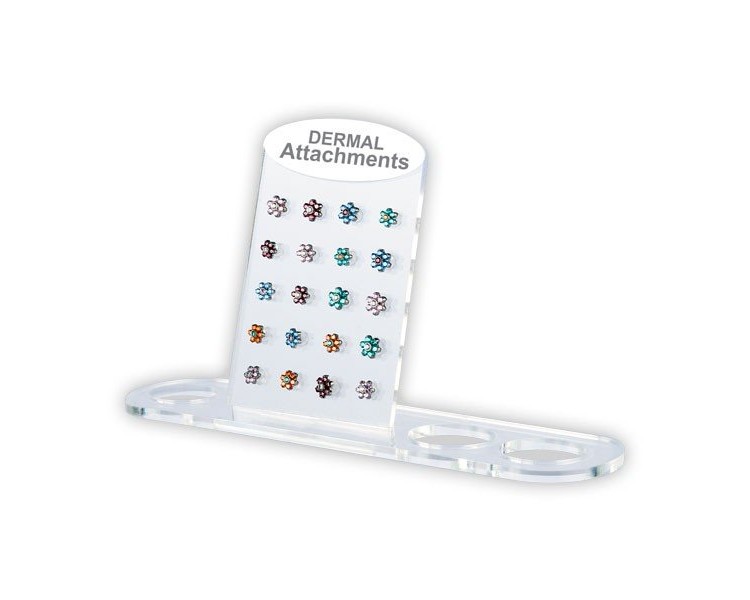 Acrylic Dermal Attachments Stand For 20pcs Acrylic Dermal Attachments Stand For 20pcs