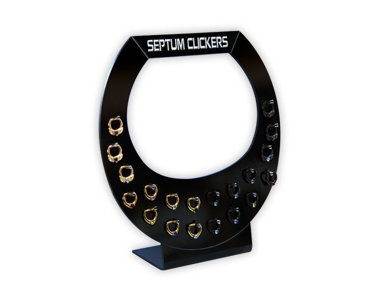 Acrylic Septum Clickers Stand For 20pcs Acrylic Septum Clickers Stand For 20pcs