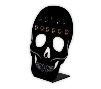 Acrylic Skull Stand For Septum 12pcs