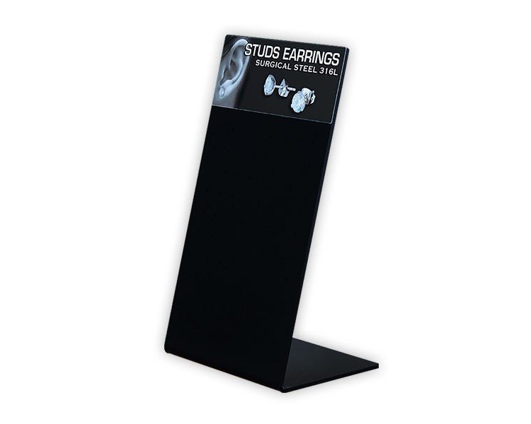 Acrylic Stand For Ear Studs (36 Pair) 10x18cm Acrylic Stand For Ear Studs (36 Pair) 10x18cm