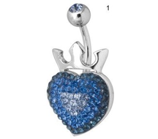 CE TITANIUM CRYSTAL ROYAL HEART