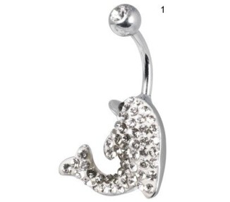 CE TITANIUM CRYSTAL DOLPHIN BANANA