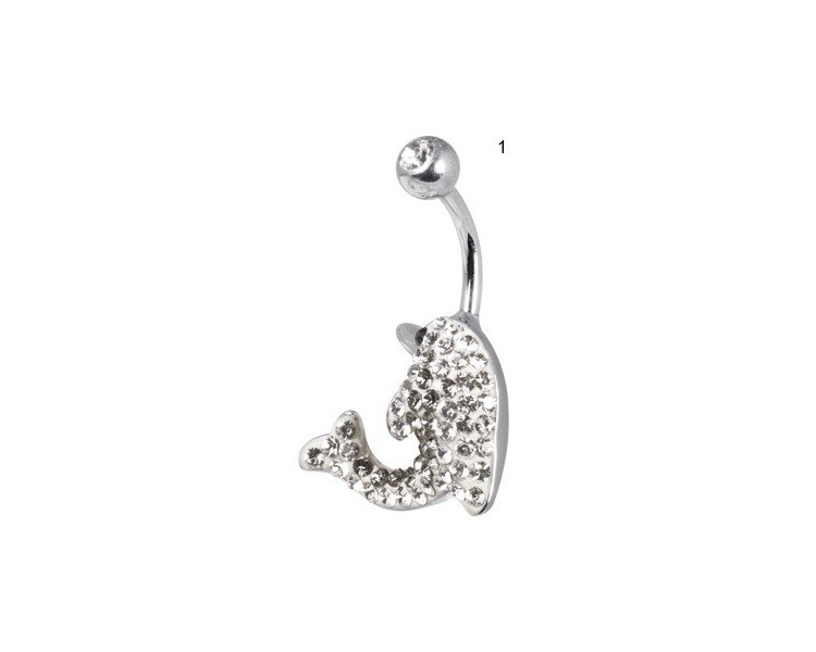 CE TITANIUM CRYSTAL DOLPHIN BANANA CE TITANIUM CRYSTAL DOLPHIN BANANA