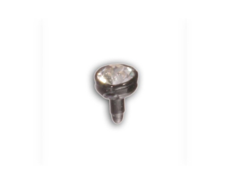BIOFLEX BLACK PUSH FIT JEWEL LABRET HEADS BIOFLEX BLACK PUSH FIT JEWEL LABRET HEADS