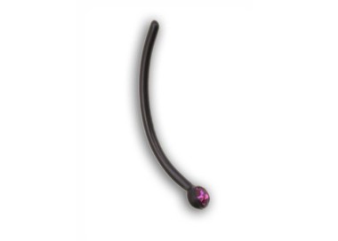 BIOFLEX BLACK JEWELLED EYEBROW BANANAS