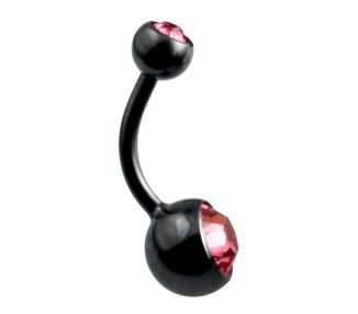 BK TT DOUBLE JEWEL NAVEL BANANABELL