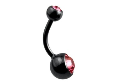 BK TT DOUBLE JEWEL NAVEL BANANABELL