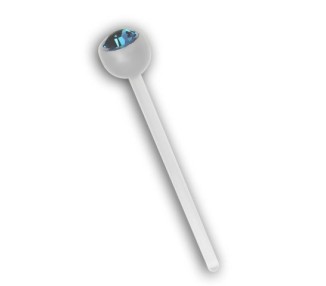 BIOFLEX CLEAR JEWEL BALL ENDS