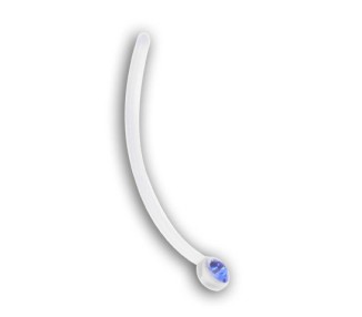 BIOFLEX CLEAR JEWELLED EYEBROW BANANAS