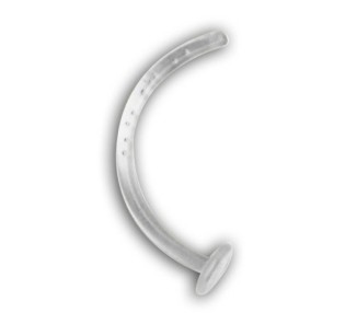 BIOFLEX CLEAR CURVED LABRETS