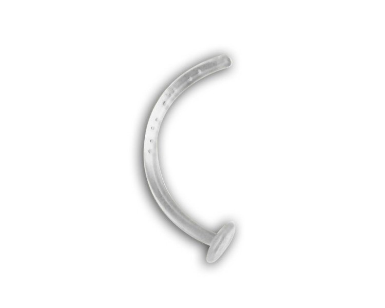 BIOFLEX CLEAR CURVED LABRETS BIOFLEX CLEAR CURVED LABRETS