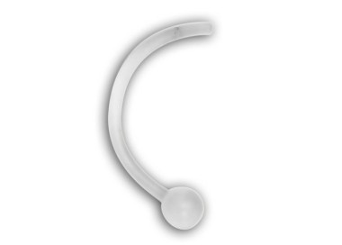 BIOFLEX CLEAR CURVED BALL ENDS