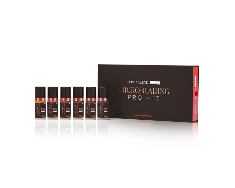 MICROBLADING PRO Set - Perma Blend Luxe - 6x10ml - Pigmenti PMU REACH perma blend MICROBLADING PRO Set - Perma Blend Luxe - 6x10ml - Pigmenti PMU REACH perma blend