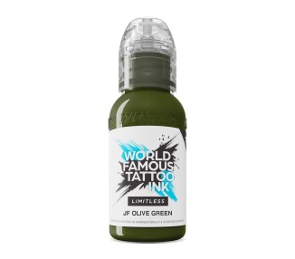 JF OLIVE GREEN - World Famous Limitless - 30ml - Colore Tattoo REACH world famous
