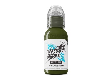 JF OLIVE GREEN - World Famous Limitless - 30ml - Colore Tattoo REACH world famous
