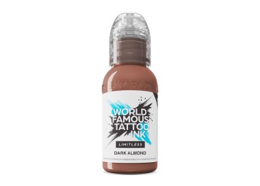 DARK ALMOND - PINK RIBBON World Famous Limitless - 30ml - Colore Tattoo REACH world famous