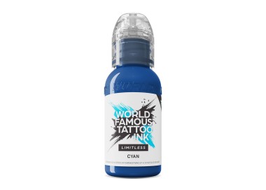 CYAN - World Famous Limitless - 30ml - Colore Tattoo REACH world famous
