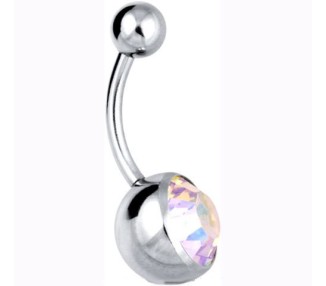 TT 8mm JEWEL NAVEL BARBELLS