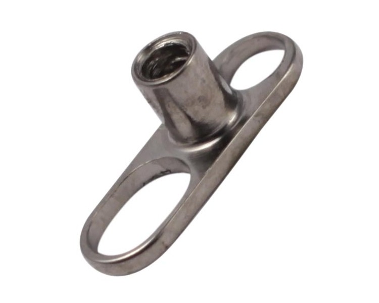 Titanium Dermal Anchor 2,0mm 2 Holes Titanium Dermal Anchor 2,0mm 2 Holes