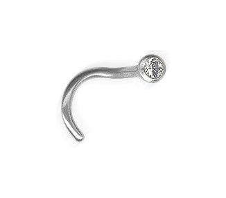 TT JEWEL NOSE STUDS NEW, BENT