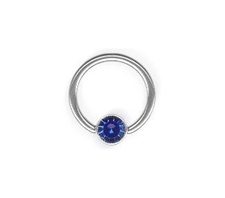 SS 316 JEWELLED FLAT BCR 1,2x8mm