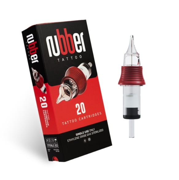 03 RL (Round Liner) - Cartucce Aghi Tattoo BodySupply Rubber - 20 pz