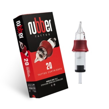 07 RL (Round Liner) - Cartucce Aghi Tattoo BodySupply Rubber - 20 pz
