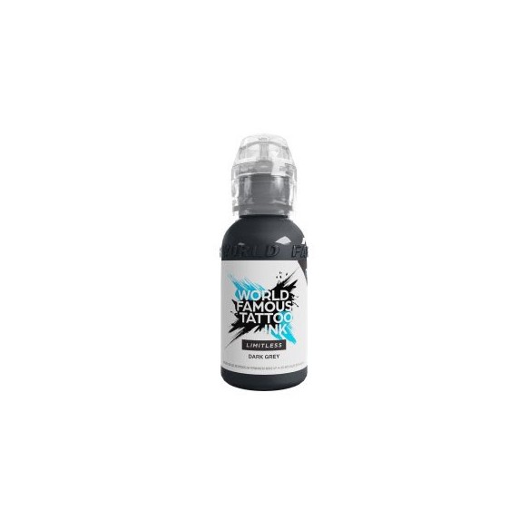 DARK GREY 1 - World Famous Limitless - 30ml - Colore Tattoo REACH
