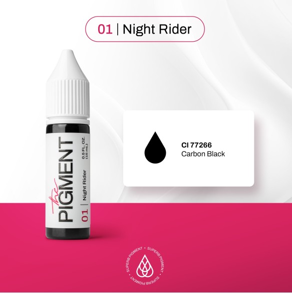 01 NIGHT RIDER - The Pigment - 15ml - Pigmento PMU REACH
