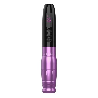 EZ Lola Air Pro - Black Purple - Corsa Regolabile (2.0 - 3.3 mm) - Dermografo Wireless PMU Pen 2