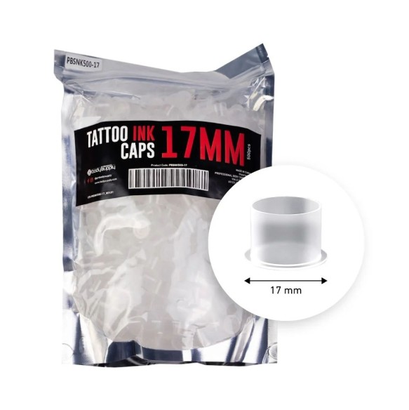 Ink Caps BodySupply - 500 pz - 17 / 20 / 25 mm