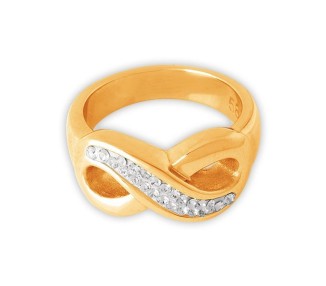 Gd 316 Crystal Infinity Ring