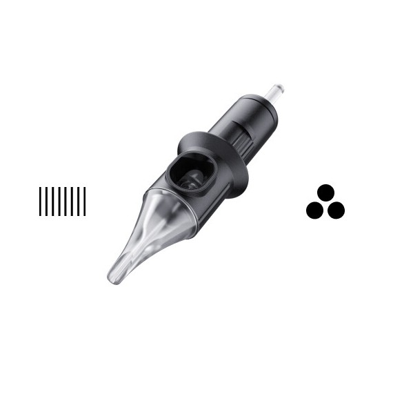 03 Liner 0,25 mm - Cartucce Aghi Tattoo Cheyenne Safety - 20 pz