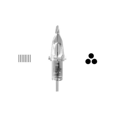 03 Liner 0,30 mm - Cartucce Aghi Tattoo Cheyenne Craft - 20 pz