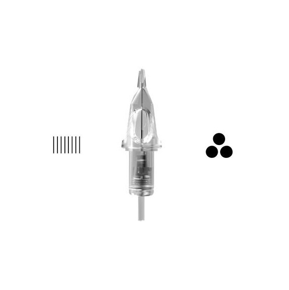 03 Liner 0,30 mm - Cartucce Aghi Tattoo Cheyenne Craft - 20 pz